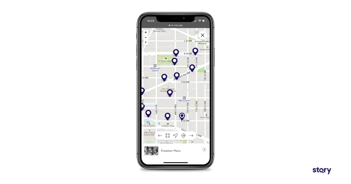 The Cultural Tourism DC app built with STQRY.