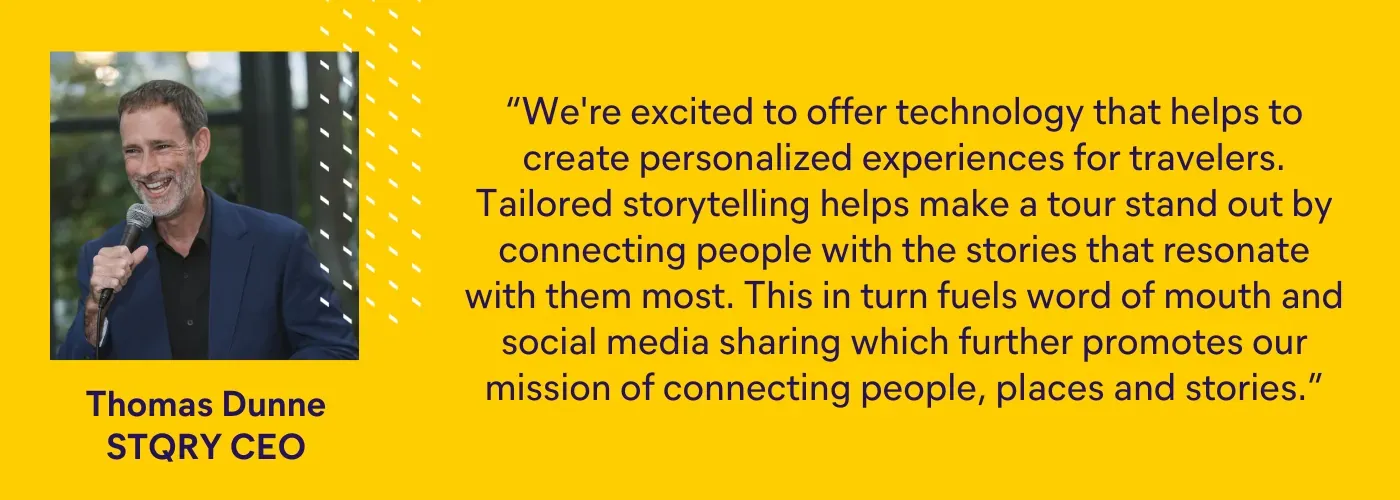 Thomas Dunne, STQRY CEO, shares his insights on the power of personalization and social media.
