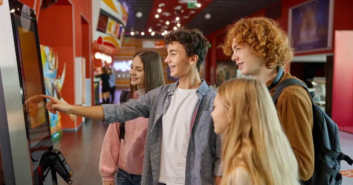 Example of a ticketing kiosk