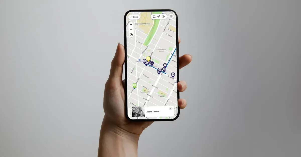 A self-guided tour app powered by STQRY.
